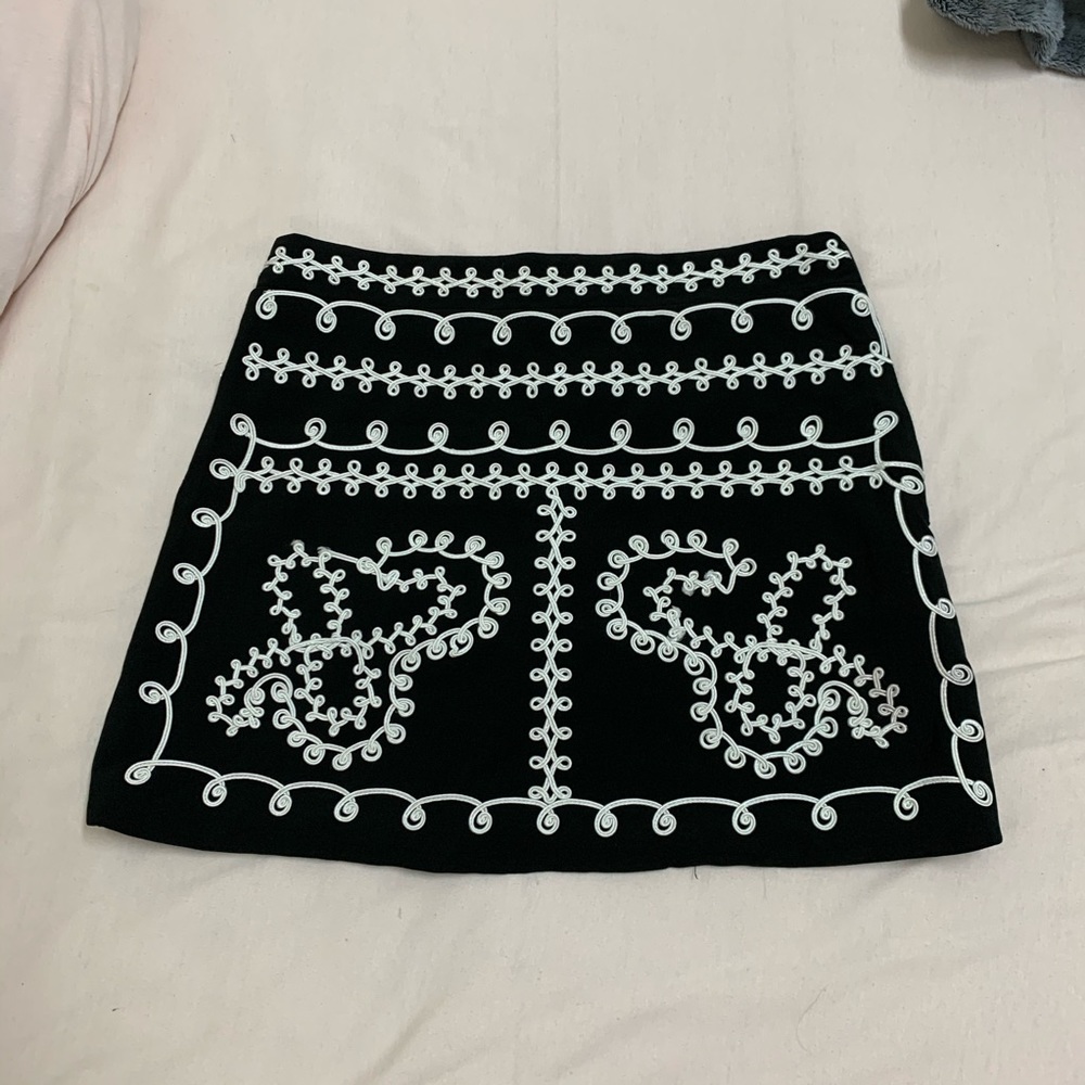 LF Millau embroidered skirt